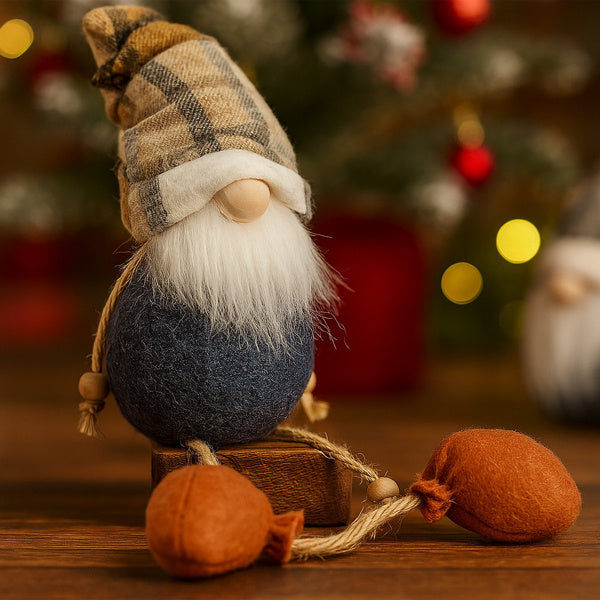 3PCS Set Christmas Gnomes Decorations Harvest & Thanksgiving Home Table Ornaments