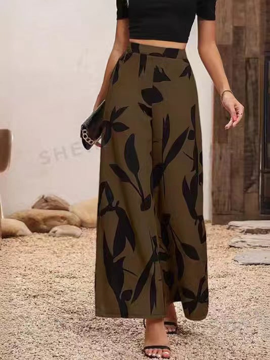 Women’s Street Style Wide-Leg Pants – Creative Hip-Hop Spring Trousers