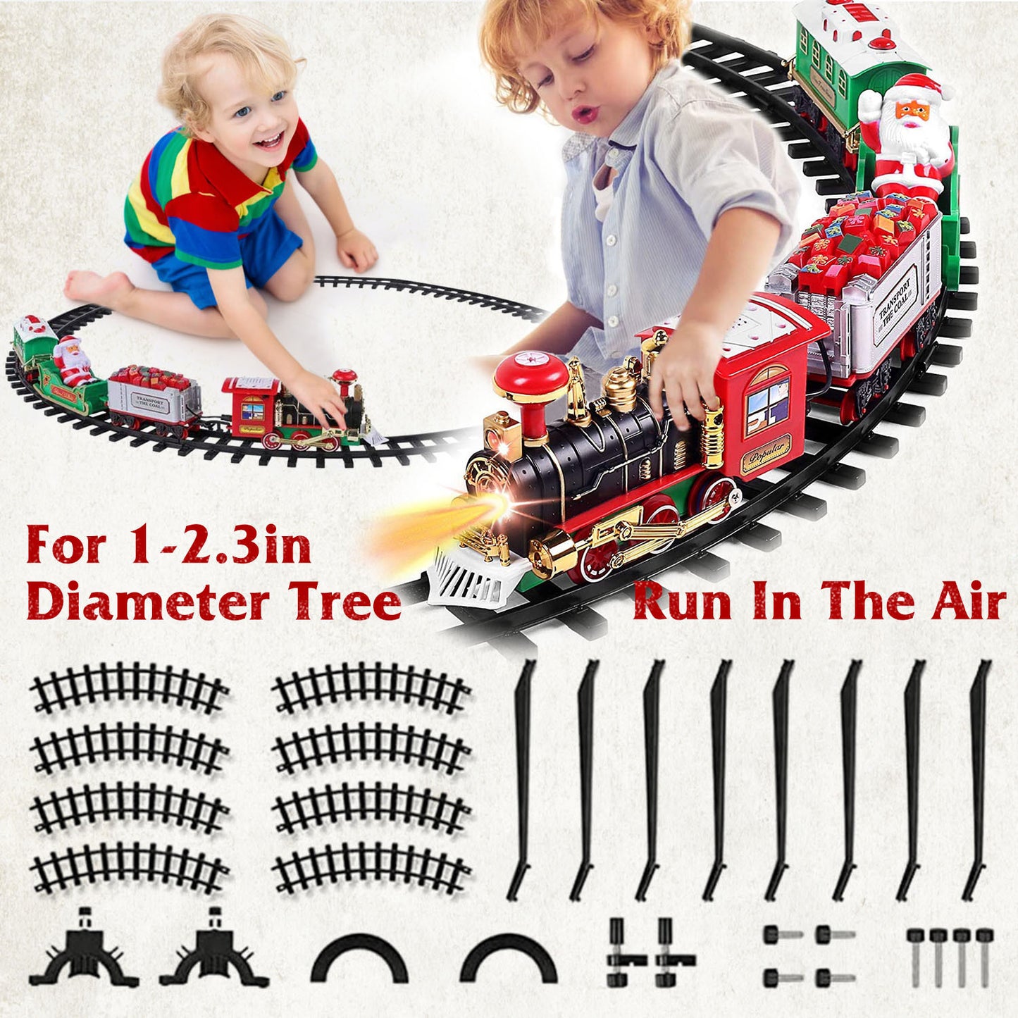 Electric Train Set Kid Toy Xmas Steam