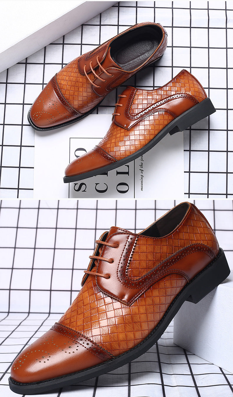 Men's Trendy Business Casual Leather Shoes