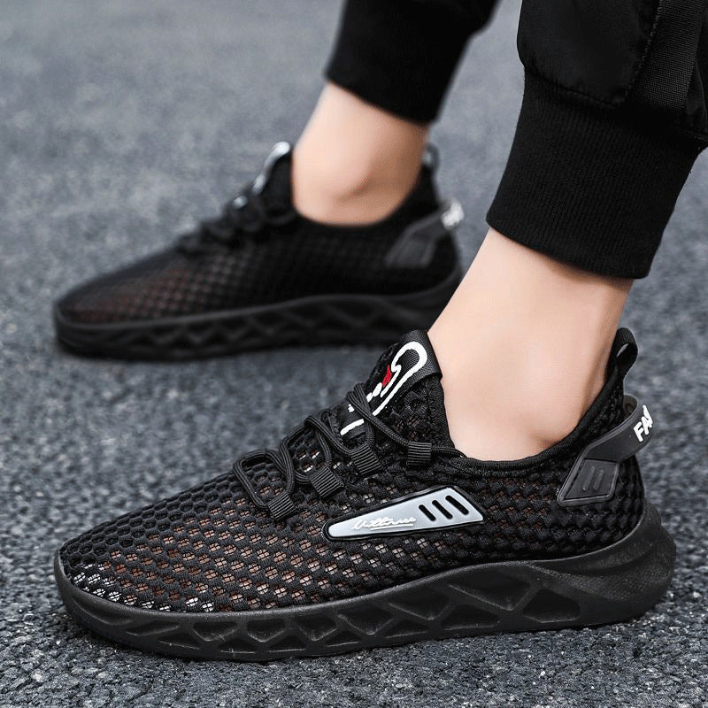 Men Mesh Breathable Hollow Casual Sports Shoes
