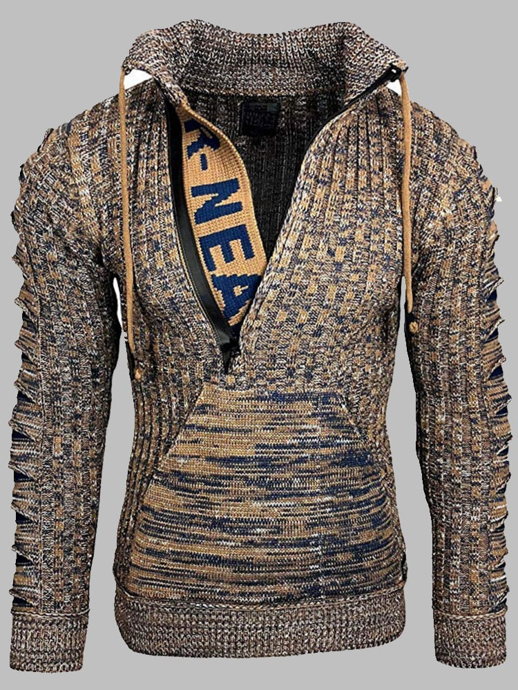 Men's Loose Hooded Pullover Trend Sweater 👕🔥