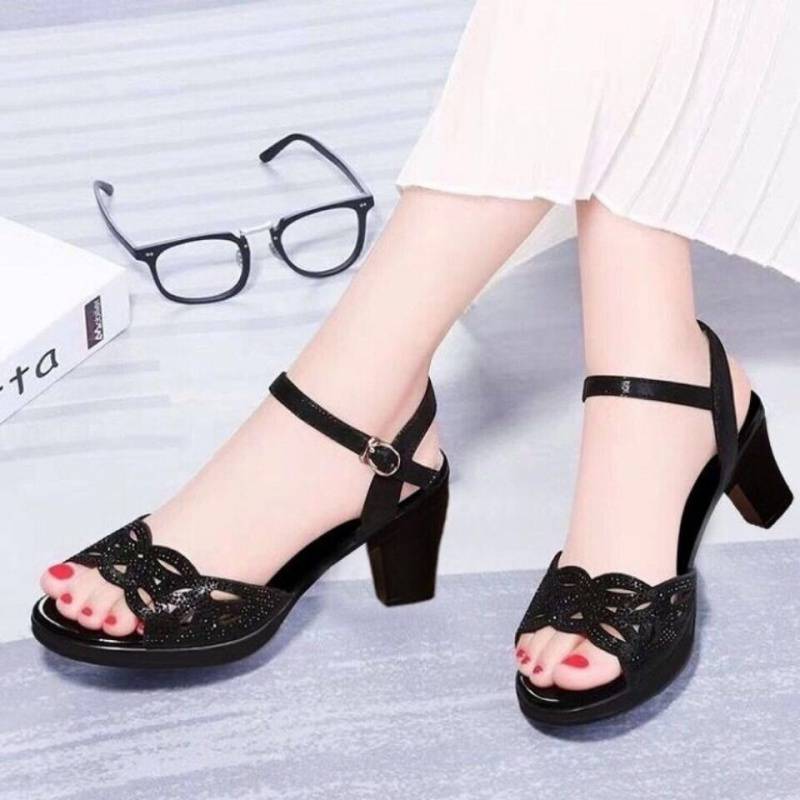 Low Price Mid-heel Shoes | Rhinestone High Heels