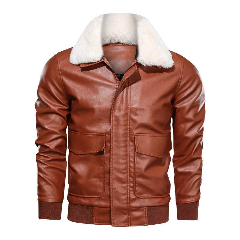 Thin Leather Motorcycle Jacket