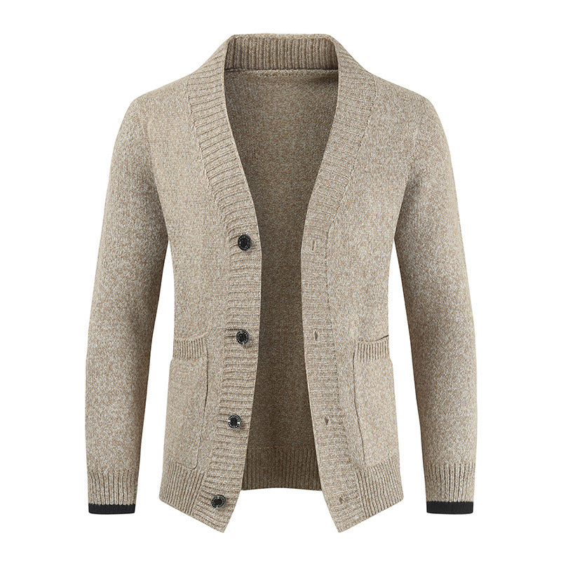 Elegant Slim Fit Button Cardigan Cotton Coat