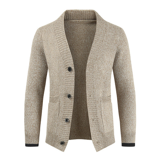 Elegant Slim Fit Button Cardigan Cotton Coat