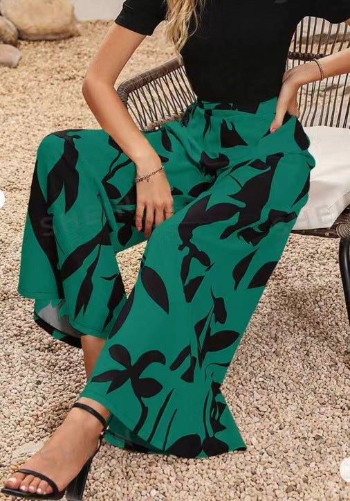 Women’s Street Style Wide-Leg Pants – Creative Hip-Hop Spring Trousers