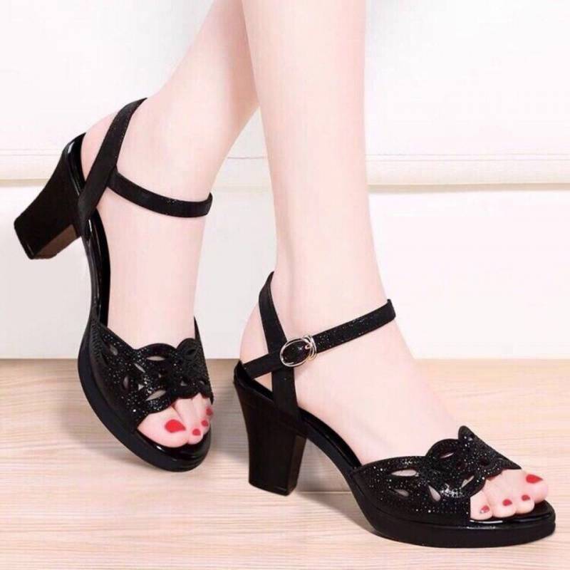 Low Price Mid-heel Shoes | Rhinestone High Heels