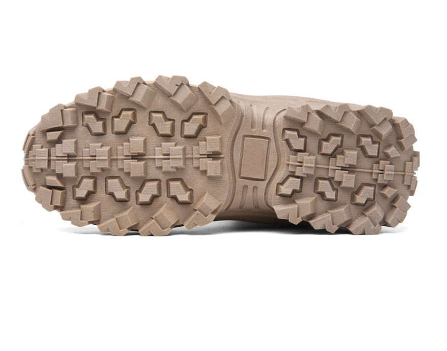 Men's Combat High-top Black Boots For Training Combat And Hiking