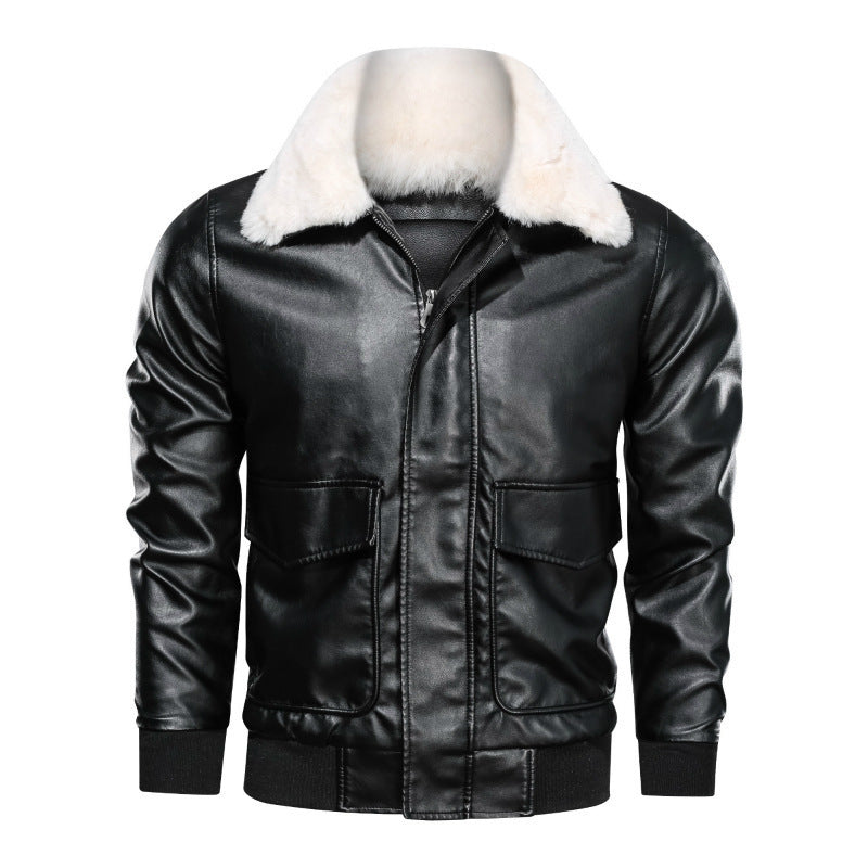 Thin Leather Motorcycle Jacket