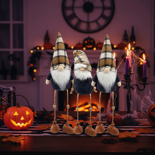 3PCS Set Christmas Gnomes Decorations Harvest & Thanksgiving Home Table Ornaments