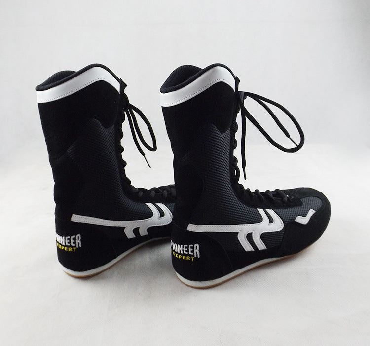 Men's Boxing & Wrestling Shoes | High Quality Boots To Increase Your Height | Red & Black
