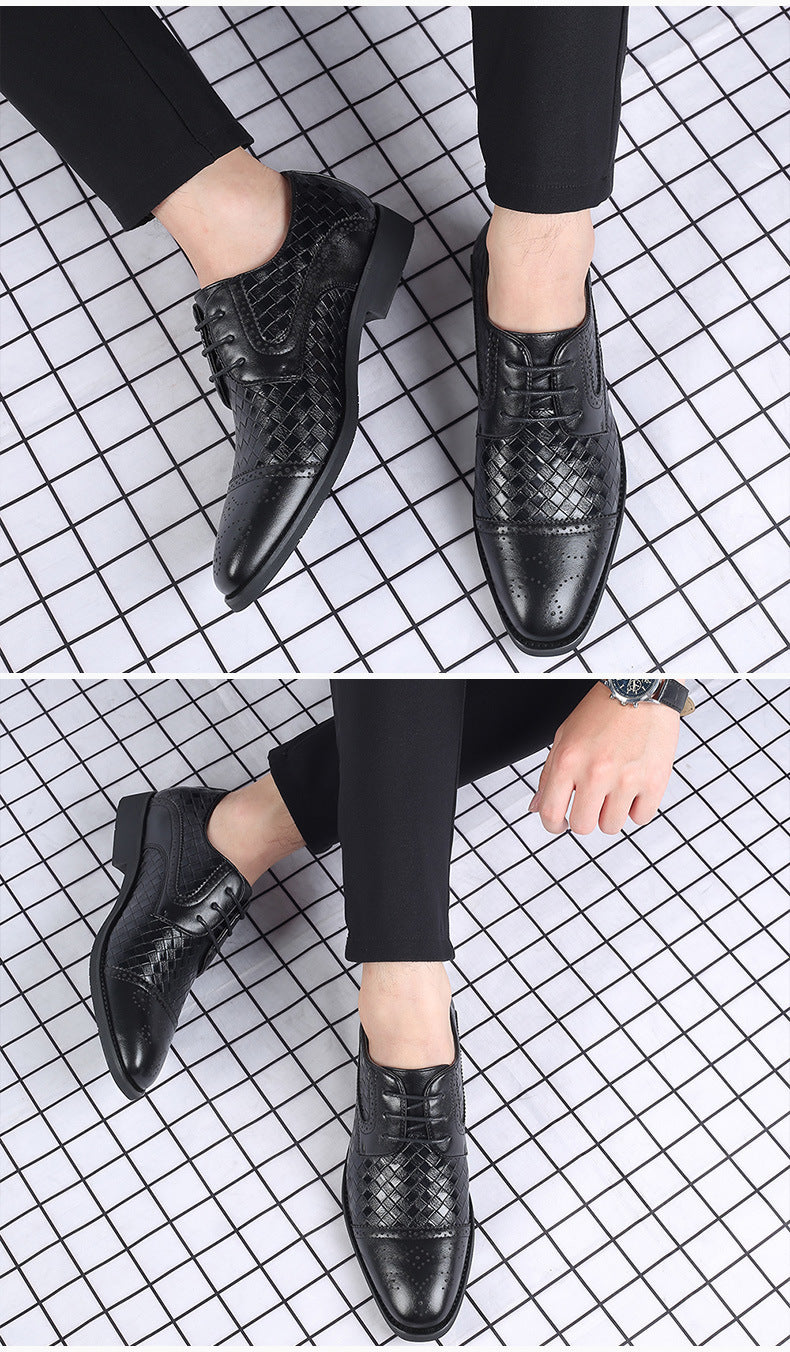 Men's Trendy Business Casual Leather Shoes