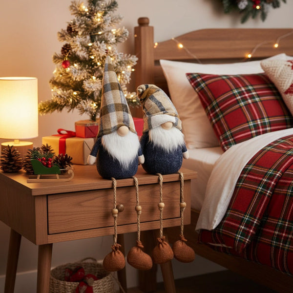 3PCS Set Christmas Gnomes Decorations Harvest & Thanksgiving Home Table Ornaments