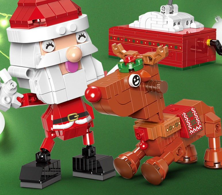 Christmas Castle Music Box Building  | Block Toys