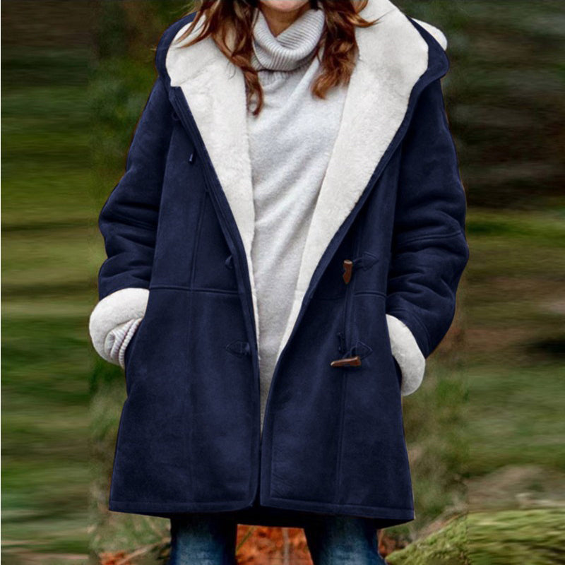 Winter Sherpa Lined Jacket  For Women | Elegance and Comfort