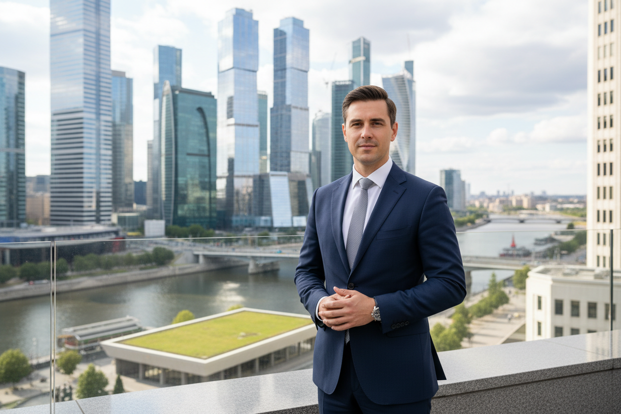 Man With suit coat on the city
