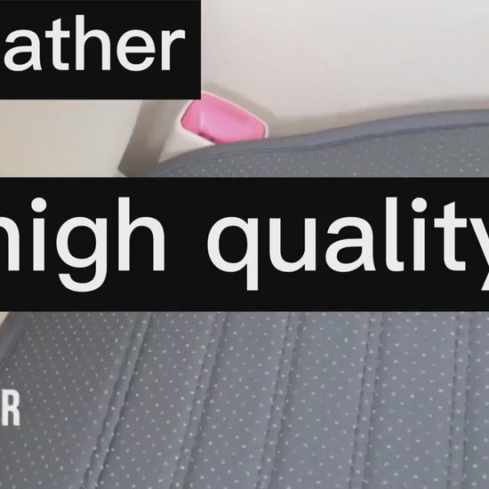 1pc Car Front Seat Protector PU Leather Car Seat Cushion Universal For Most Vehicles